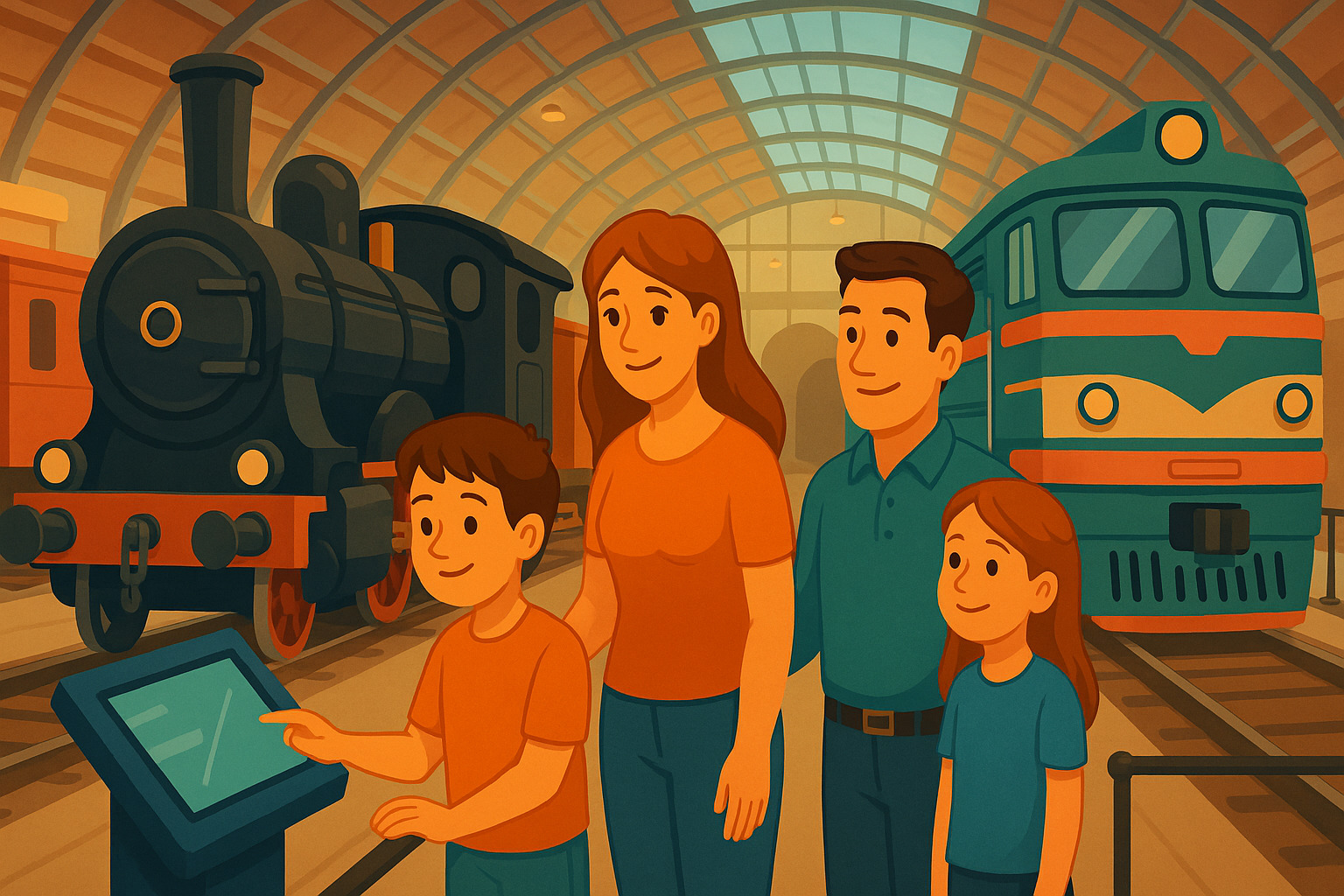 Музей железных дорог России в Санкт-Петербурге - история локомотивов