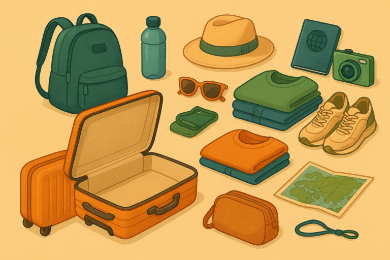 Что взять с собой в путешествие - полный список вещей