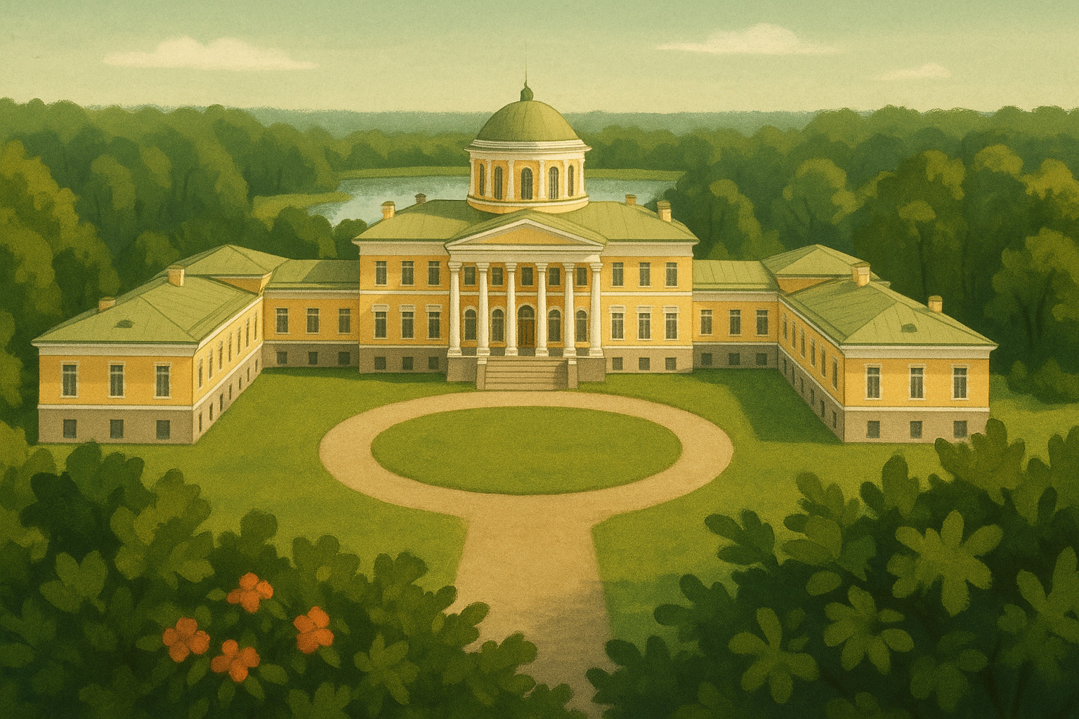 Усадьба Марьино под Санкт-Петербургом