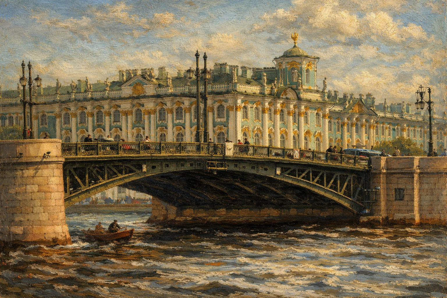 Дворцовый мост в Санкт-Петербурге - история, интересные факты