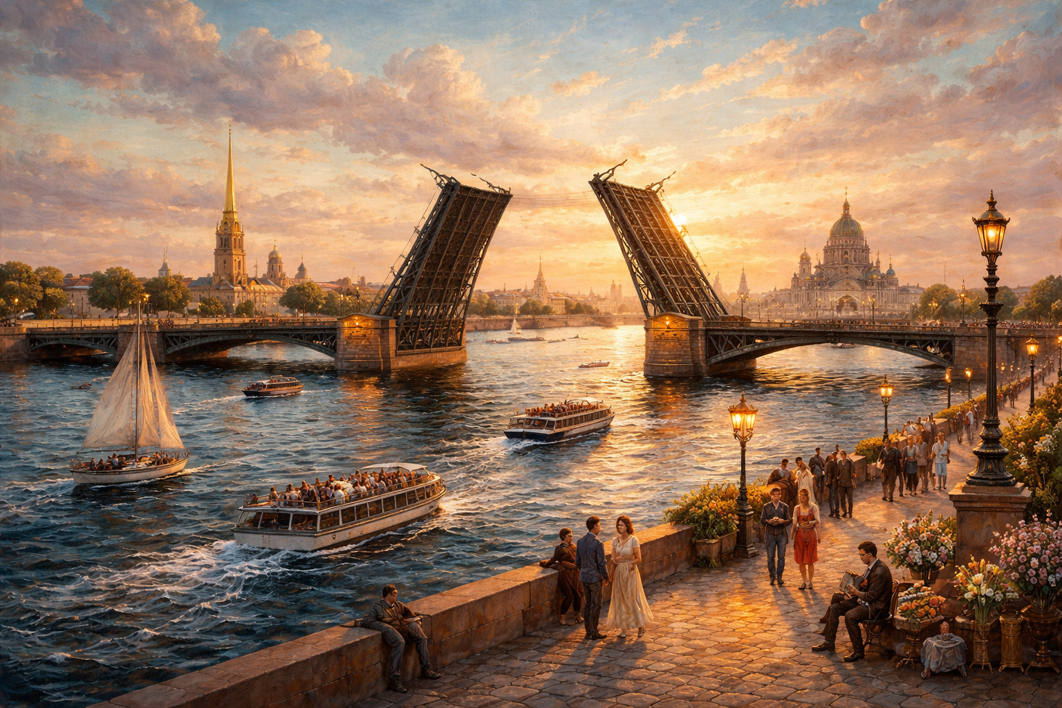 Главные мосты Санкт-Петербурга - история и архитектура