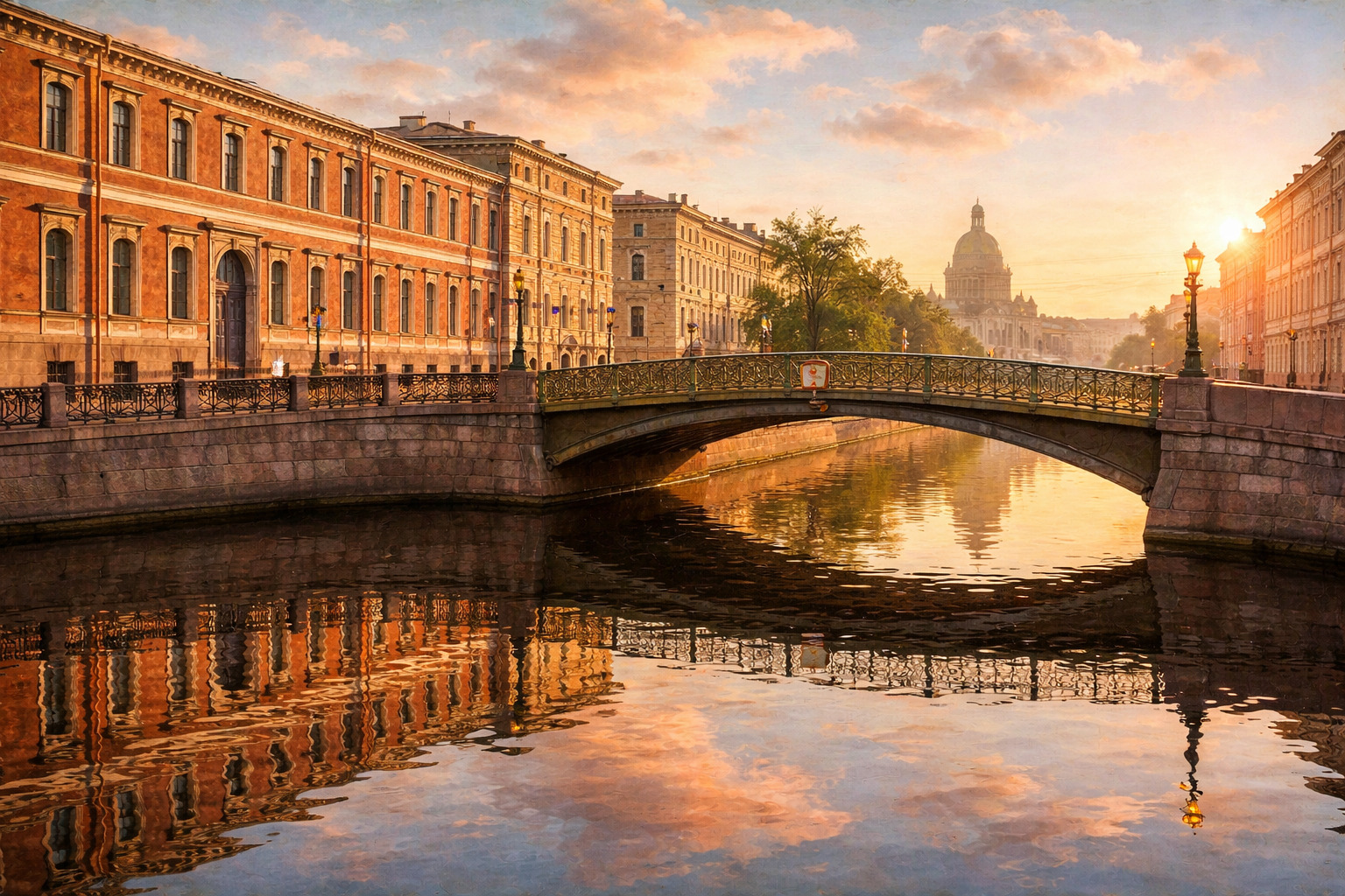 Поцелуев мост в Санкт-Петербурге - легенды и романтика