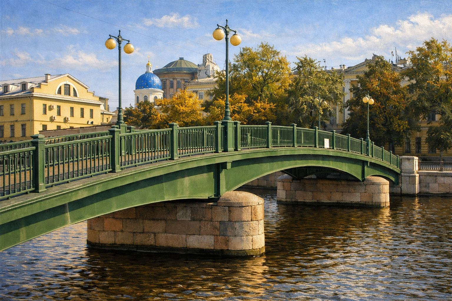 Красноармейский пешеходный мост в Санкт-Петербурге