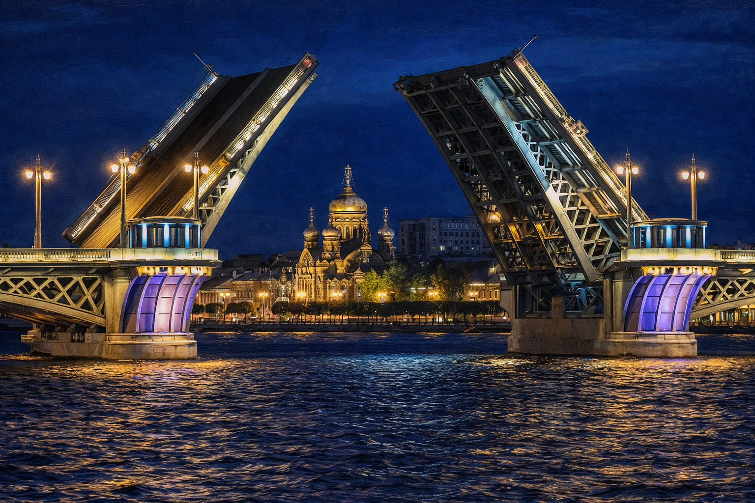 Благовещенский мост в Санкт-Петербурге - история, факты и архитектура