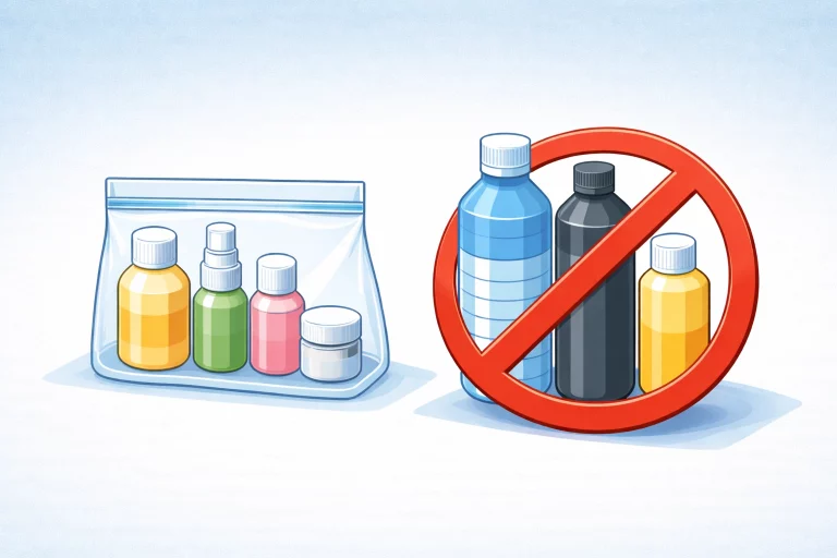 Сколько жидкости можно брать в ручную кладь самолета