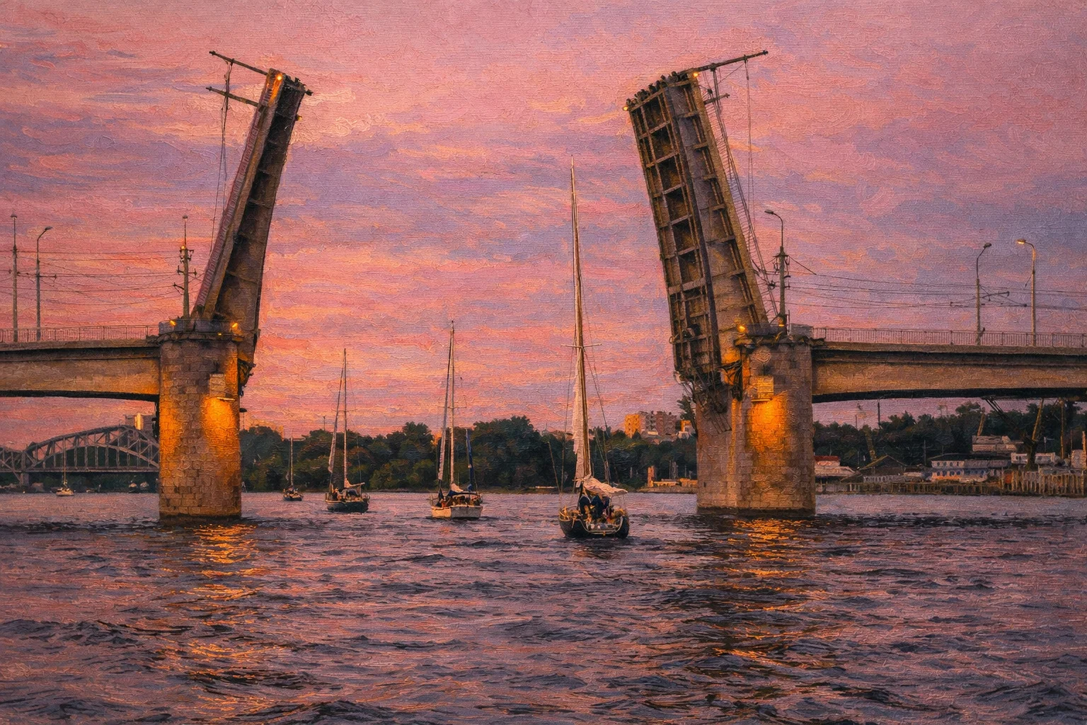 Мост Александра Невского в Санкт‑Петербурге