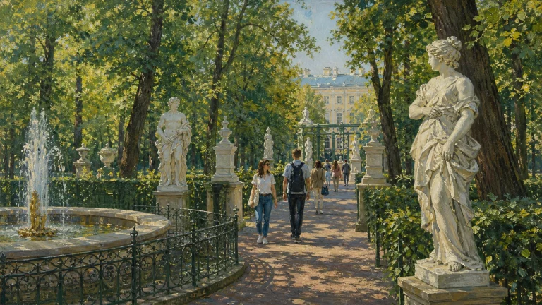 Летний сад в Санкт‑Петербурге - история, где находится и достопримечательности парки
