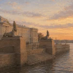 Сфинксы на Университетской набережной в Санкт-Петербурге - история и маршрут