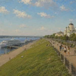 Волжская набережная в Рыбинске - маршрут, что посмотреть и где остановиться