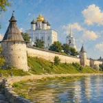 Псковский Кром - история, башни, Троицкий собор и маршрут по центру